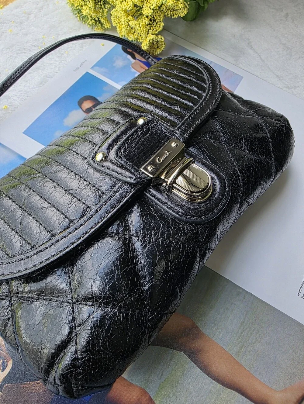 COACH Vintage Quilted Poppy Crossbody